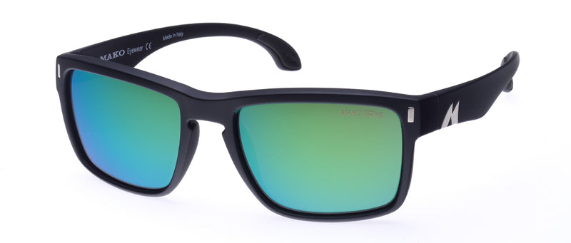 Load image into Gallery viewer, MAKO GT 9583 [FRAME:MATTE BLACK M01 LENS:ROSE GREEN MIRROR G2H5]
