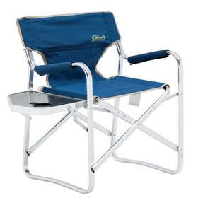 COLEMAN DIRECTORS CHAIR & SIDETABLE