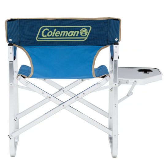 COLEMAN DIRECTORS CHAIR & SIDETABLE