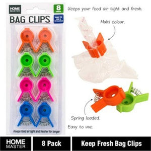 BAG CLIPS 8 PACK