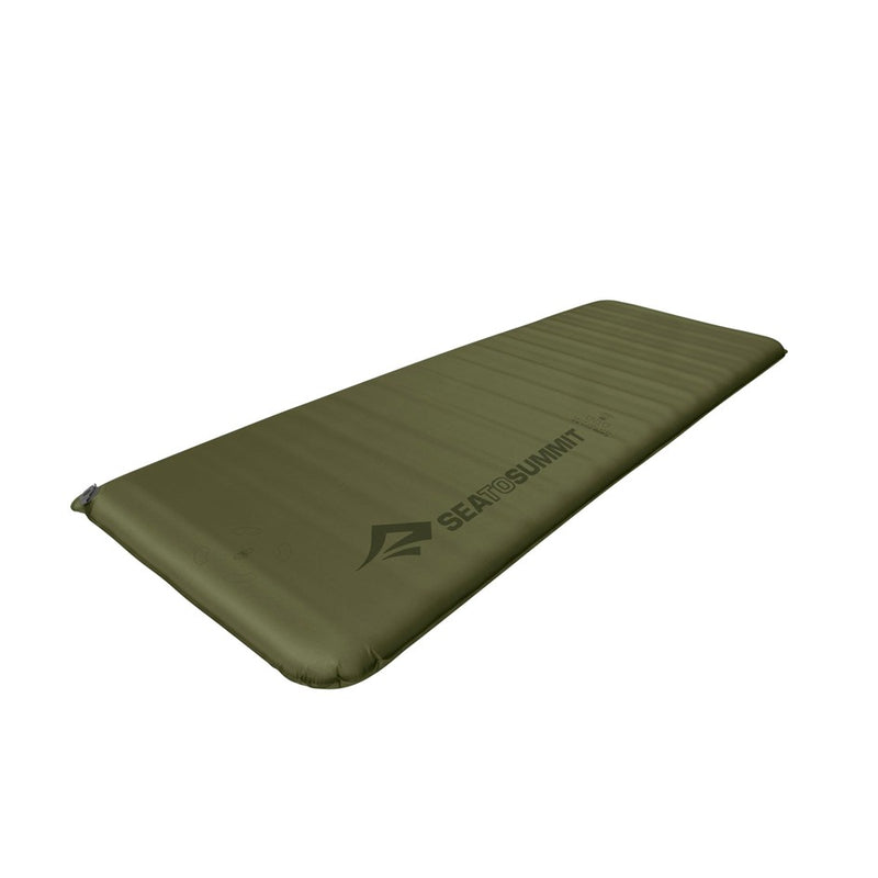 Load image into Gallery viewer, SEA TO SUMMIT CAMP MAT SELF INFLATING REGULAR RECTANGULAR WIDE GREEN
