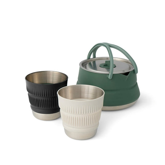 SEA TO SUMMIT DETOUR STAINLESS STEEL KETTLE COOK SET - 3 PIECE