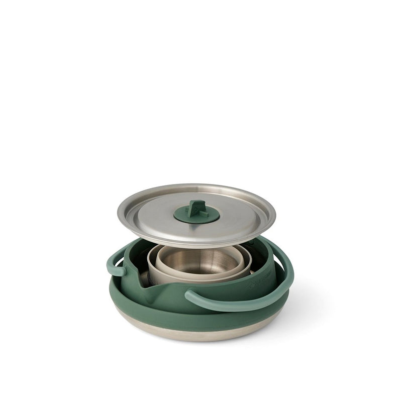 Load image into Gallery viewer, SEA TO SUMMIT DETOUR STAINLESS STEEL KETTLE COOK SET - 3 PIECE
