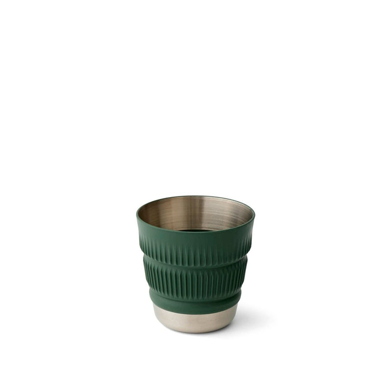Load image into Gallery viewer, SEA TO SUMMIT DETOUR STAINLESS STEEL COLLAPSIBLE MUG [CLR:GREEN]
