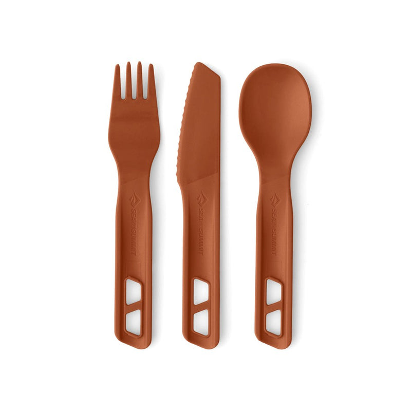 Load image into Gallery viewer, SEA TO SUMMIT HORIZON CUTLERY SET 3 PIECE [CLR:BOMBAY BROWN RED]
