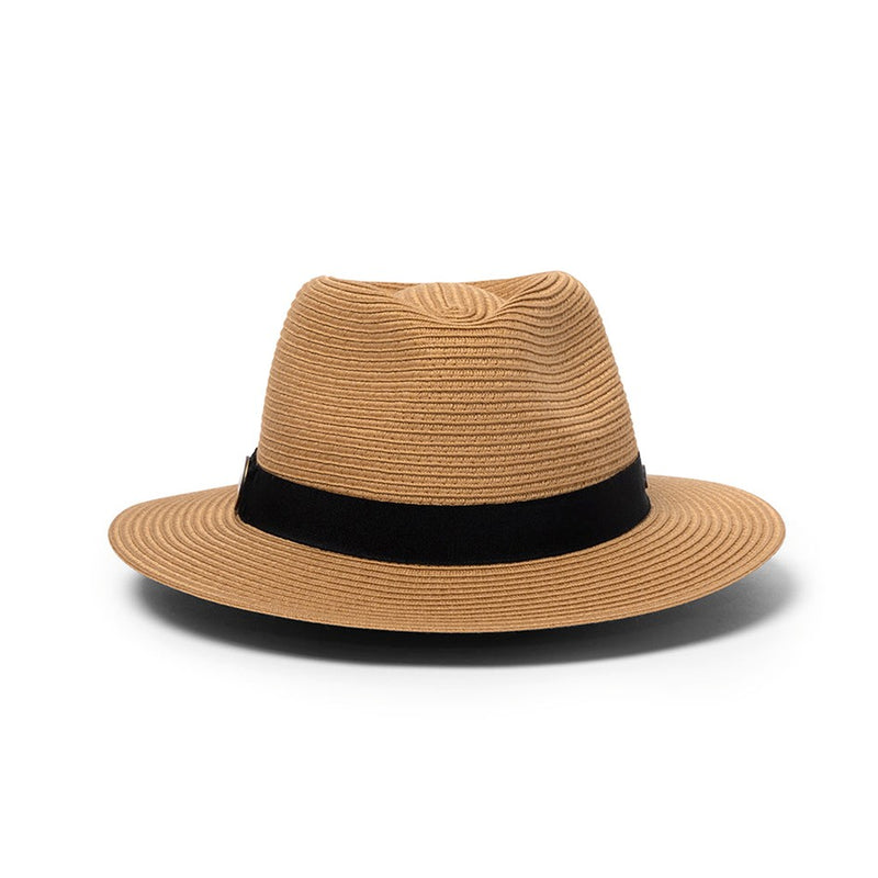 Load image into Gallery viewer, EVOKE REEF PANAMATE HAT EV080 [CLR:CARAMEL SZ:58CM MEDIUM/LARGE]

