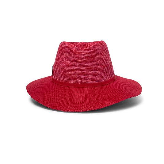 EVOKE ASTON FEDORA EV050 [CLR:MIXED RED SZ:58CM MEDIUM/LARGE]