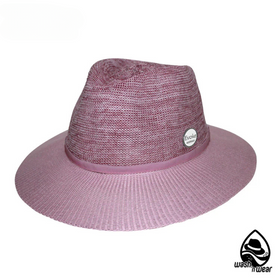 EVOKE ASTON FEDORA EV050 [CLR:OLD ROSE/PINK SZ:58CM MEDIUM/LARGE]