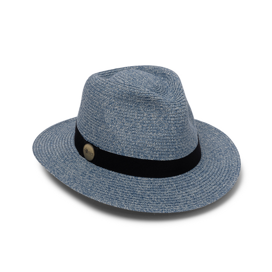 EVOKE REEF PANAMATE HAT EV080 [CLR:MIX BLUE SZ:60CM LARGE/X-LARGE]