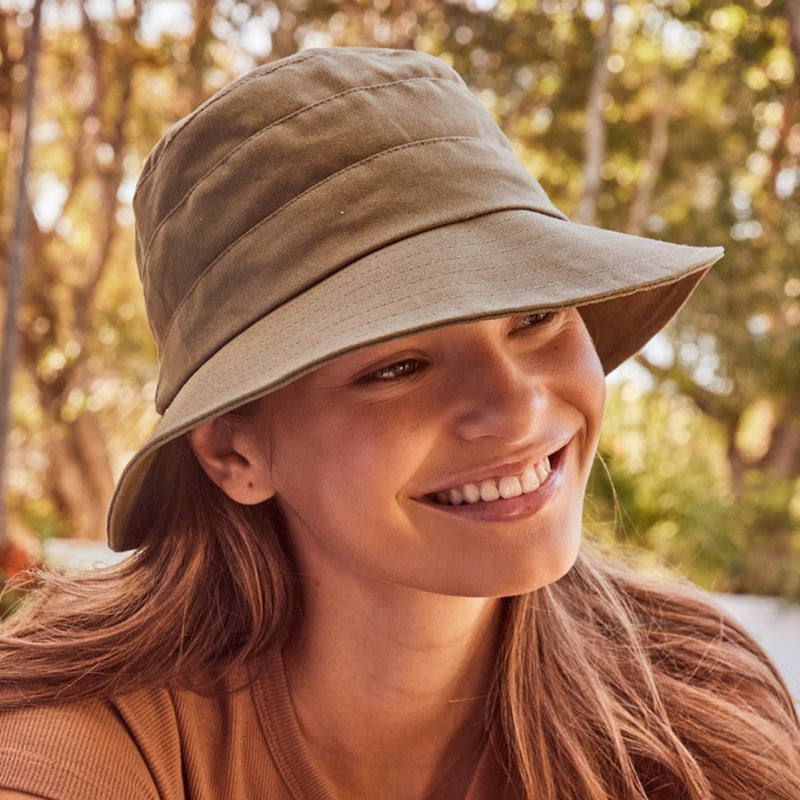 Load image into Gallery viewer, CANCER COUNCIL GOLF BUCKET RL76 [CLR:KHAKI   SZ:58CM MEDIUM/LARGE]
