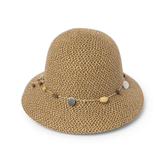 CANCER COUNCIL BOHEMIAN BUCKET RL30 CHOCOLATE 58CM MEDIUM / LARGE