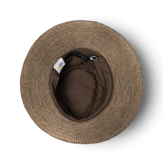 CANCER COUNCIL JACQUI MANNISH HAT RL73 SUEDE [SZ:58CM MEDIUM/LARGE]