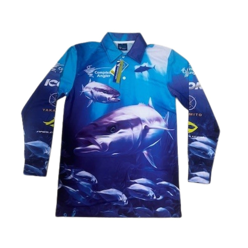 Load image into Gallery viewer, COMPLEAT ANGLER TOURNAMENT SHIRT KINGFISH [SZ:LARGE]
