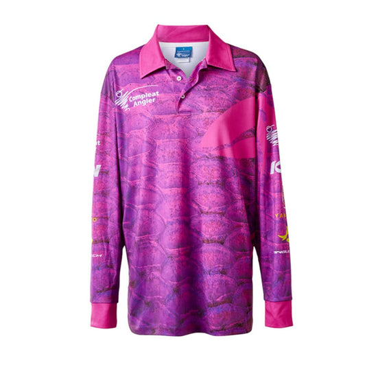 COMPLEAT ANGLER TOURNAMENT SHIRT PINK SCALE [SZ:MEDIUM]