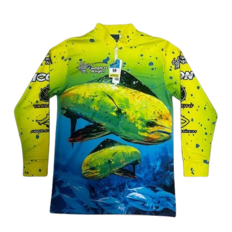 Load image into Gallery viewer, COMPLEAT ANGLER TOURNAMENT SHIRT MAHI [SZ:MEDIUM]
