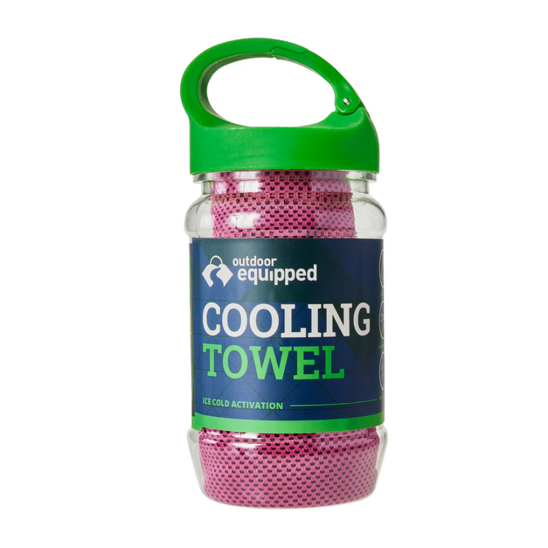 Load image into Gallery viewer, OUTDOOR EQUIPPED COOLING TOWEL [CLR:ROSE]
