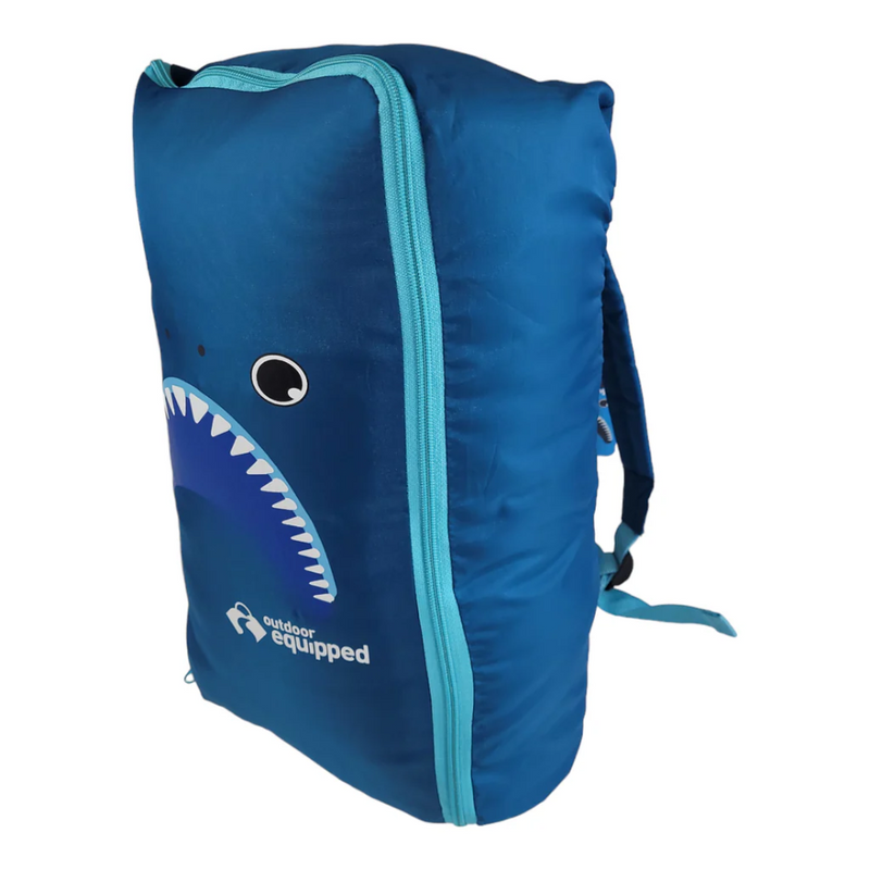 Load image into Gallery viewer, OUTDOOR EQUIPPED SHARK SLEEPING BAG
