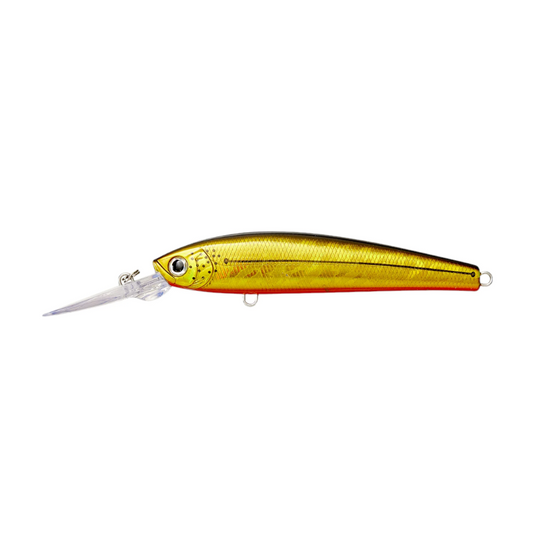 YAKAMITO SLIM MINNOW 120 SUSPENDING [CLR:FRECKLES GOLD]