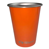 OUTDOOR EQUIPPED STAINLESS STEEL DRINKING CUP 350ML [CLR:ORANGE]