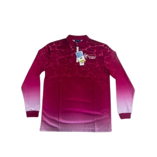 COMPLEAT ANGLER TOURNAMENT SHIRT WATER PINK [SZ:X-LARGE]