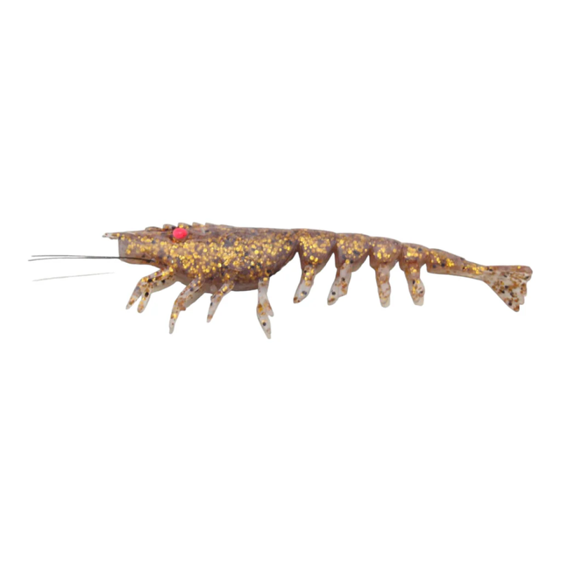 Load image into Gallery viewer, YAKAMITO PRAWNO PRAWN 120MM [CLR:CLEAR GOLD]
