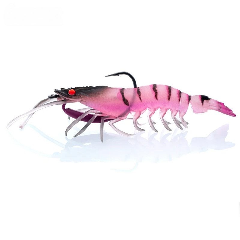 Load image into Gallery viewer, CHASEBAITS THE FLICK PRAWN [SZ:125MM 8G CLR:03 PINK DEVIL]
