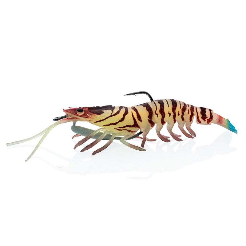 Load image into Gallery viewer, CHASEBAITS THE FLICK PRAWN [SZ:95MM 4G CLR:02 TIGER PRAWN]
