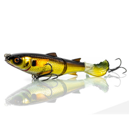 CHASEBAITS DRUNKEN MULLET [SZ:130MM CLR:04 GOLD SHINER]