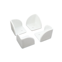 EVAKOOL INFINITY CORNER FEET WHITE (4 PACK)