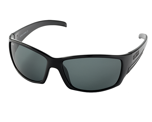 SPOTTERS SUNGLASSES FURY GLOSS BLACK [LENS:CARBON]