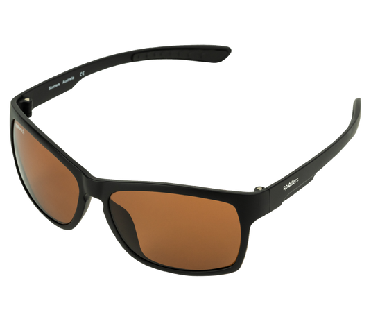 SPOTTERS SUNGLASSES SAVAGE MATT BLACK [LENS:HALIDE]