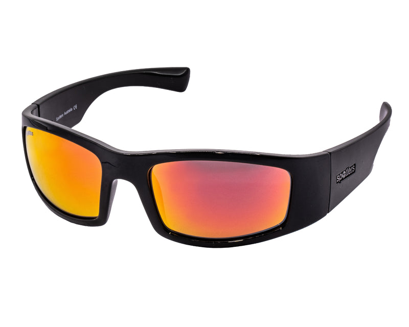 Load image into Gallery viewer, SPOTTERS SUNGLASSES COYOTE+ GLOSS BLACK [LENS:IGNITE]
