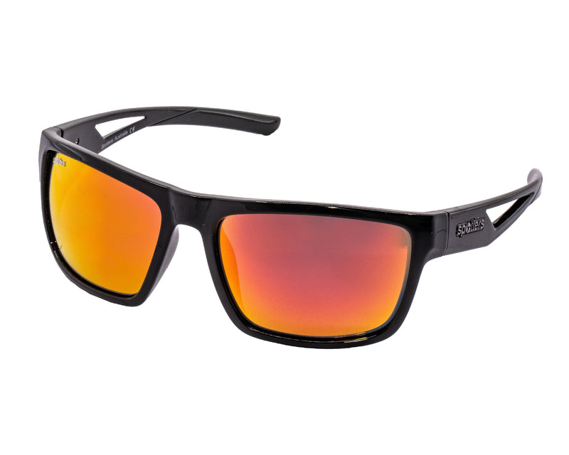 Load image into Gallery viewer, SPOTTERS SUNGLASSES MORPH GLOSS BLACK [LENS:IGNITE]
