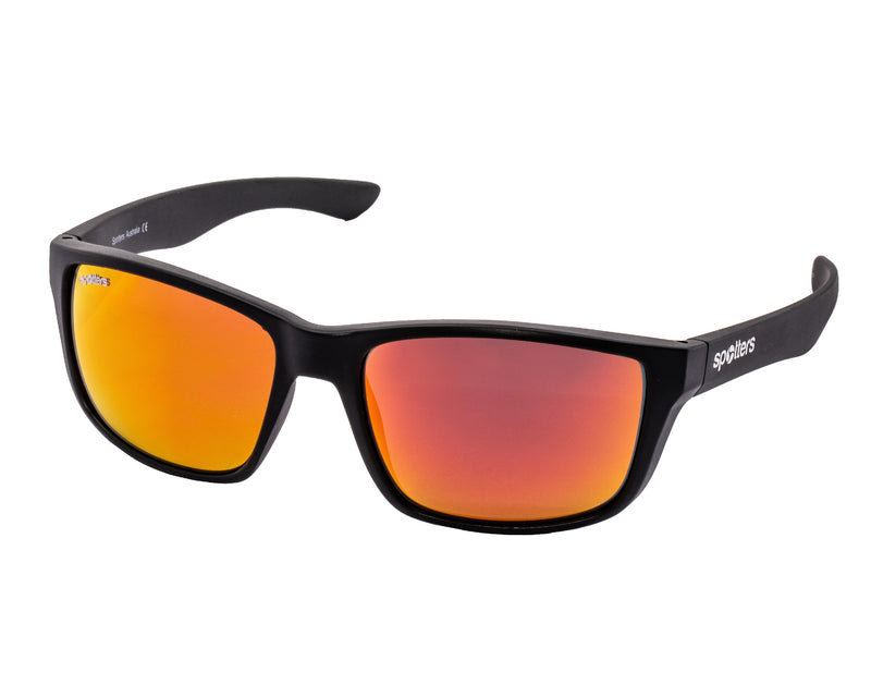 Load image into Gallery viewer, SPOTTERS SUNGLASSES REBEL MATT BLACK [LENS:IGNITE]
