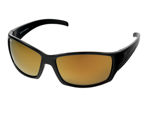 Load image into Gallery viewer, SPOTTERS SUNGLASSES FURY GLOSS BLACK [LENS:GOLD]
