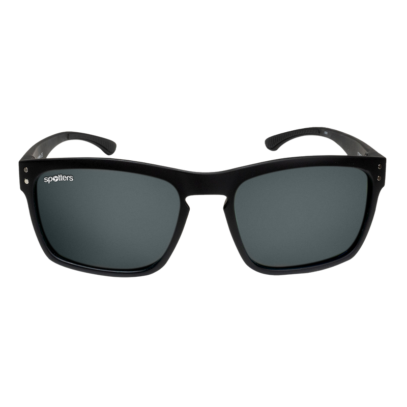 Load image into Gallery viewer, SPOTTERS SUNGLASSES CRYPTO MATT BLACK [LENS:CARBON]
