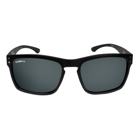 SPOTTERS SUNGLASSES CRYPTO MATT BLACK [LENS:CARBON]