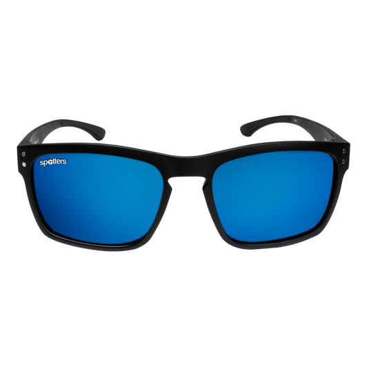 SPOTTERS SUNGLASSES CRYPTO MATT BLACK [LENS:ICE]