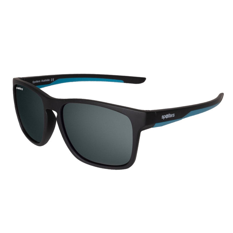 Load image into Gallery viewer, SPOTTERS SUNGLASSES KIDS DINGO MATT BLACK [LENS:GREY]
