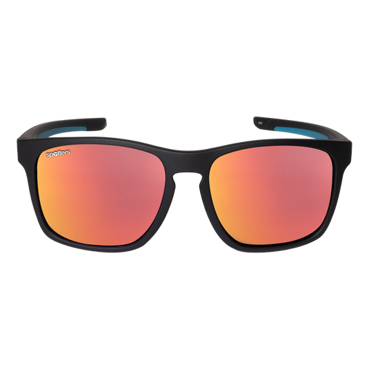 SPOTTERS SUNGLASSES KIDS DINGO MATT BLACK [LENS:RED MIRROR]