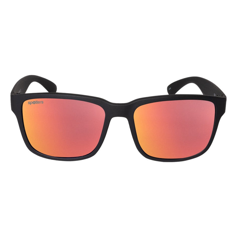 Load image into Gallery viewer, SPOTTERS SUNGLASSES KIDS KANGA MATT BLACK [LENS:RED MIRROR]
