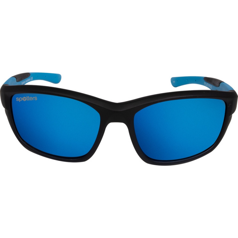 Load image into Gallery viewer, SPOTTERS SUNGLASSES KIDS PLATYPUS MATT BLACK [LENS:BLUE MIRROR]
