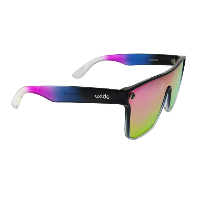 Load image into Gallery viewer, OXIDE EYEWEAR GALAXY MULTICOLOUR BLUE/PURPLE MIRROR 
