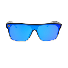 OXIDE EYEWEAR GALAXY BLACK/CLEAR [LENS:BLUE MIRROR]