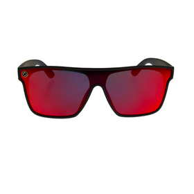 OXIDE EYEWEAR GALAXY MATT BLACK [LENS:RED MIRROR]
