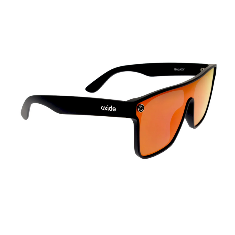 Load image into Gallery viewer, OXIDE EYEWEAR GALAXY MATT BLACK [LENS:RED MIRROR]
