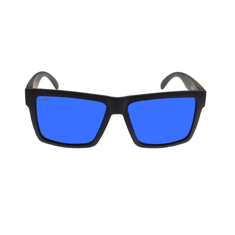 Load image into Gallery viewer, OXIDE EYEWEAR COSMOS MATT BLACK [LENS:BLUE MIRROR]
