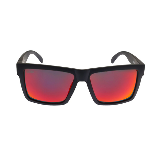 OXIDE EYEWEAR COSMOS MATT BLACK [LENS:RED MIRROR]