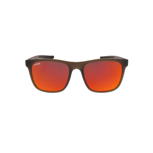 OXIDE EYEWEAR SOLARIS MATT GREY [LENS:RED MIRROR]
