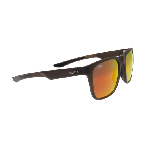 OXIDE EYEWEAR SOLARIS MATT GREY [LENS:RED MIRROR]